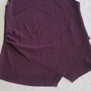 Calvin Klein Woman's Knit top  layered sleevless  modesty neckline